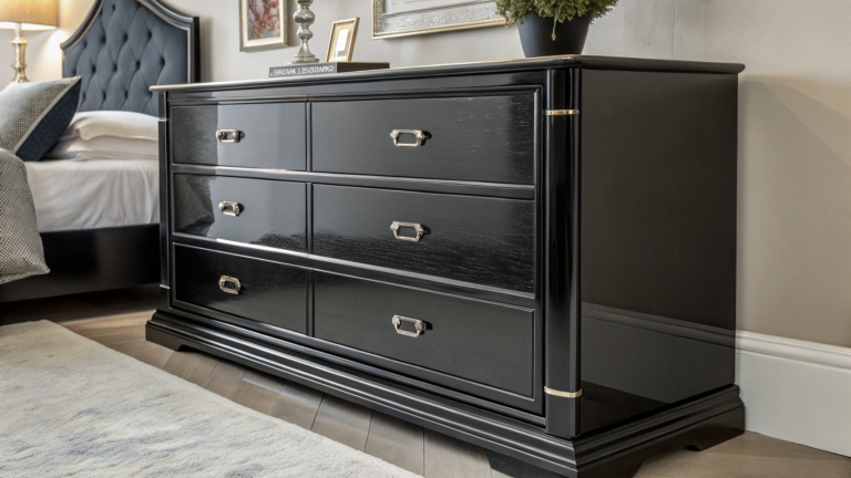 black dresser for bedroom