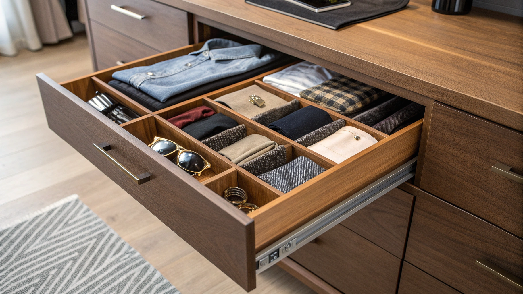brown dressers drawer