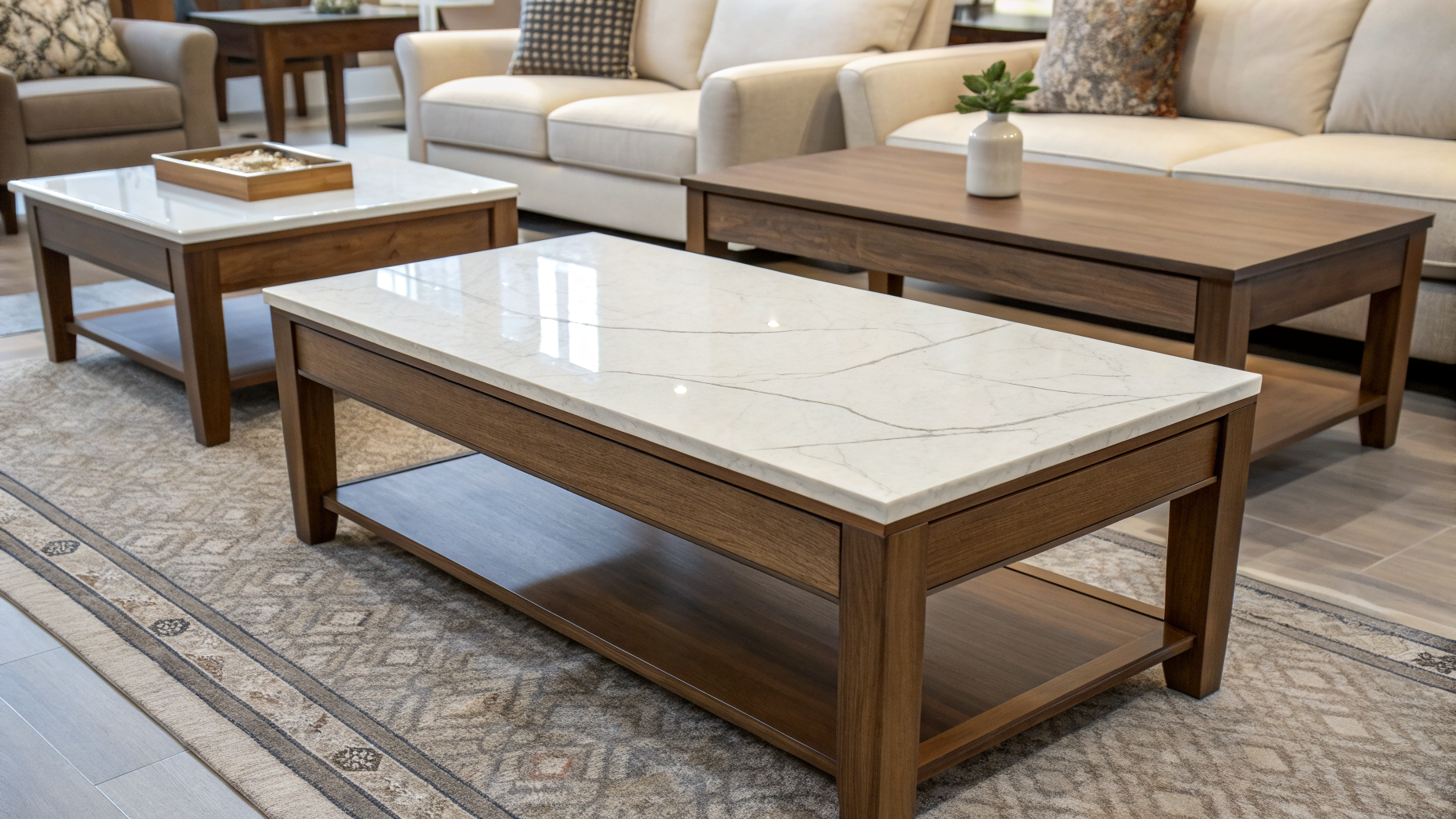 rectangular coffee tables for living room