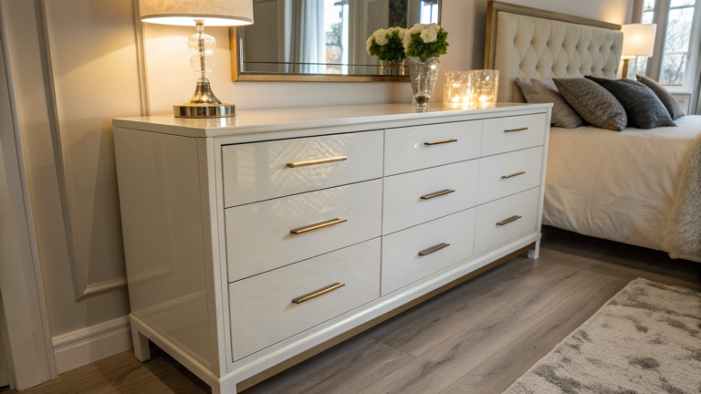 white dresser for bedroom