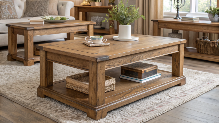 wood coffee tables for living room