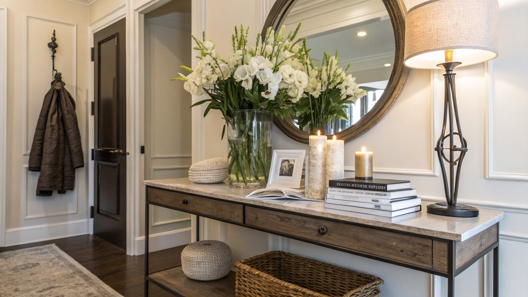 entryway console table ideas