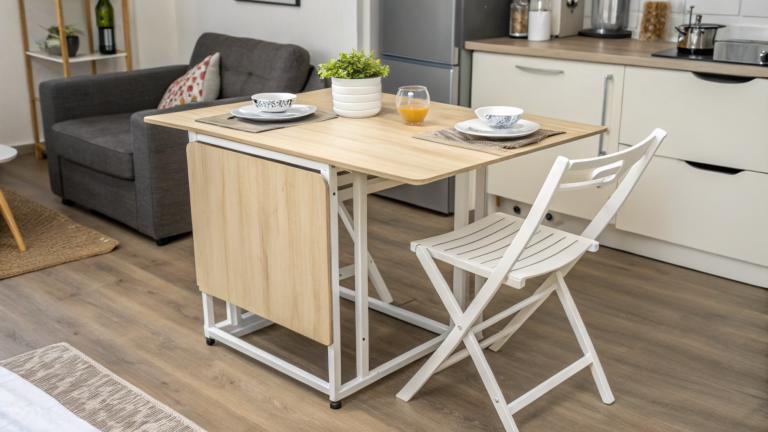 folding dining table for small apartment